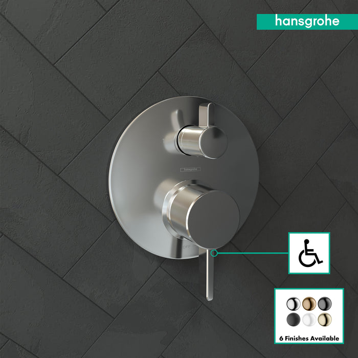 hansgrohe Ecostat Pressure Balance Trim S with Diverter