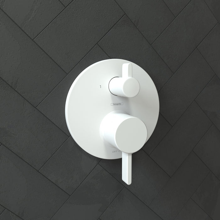 hansgrohe Ecostat Pressure Balance Trim S with Diverter