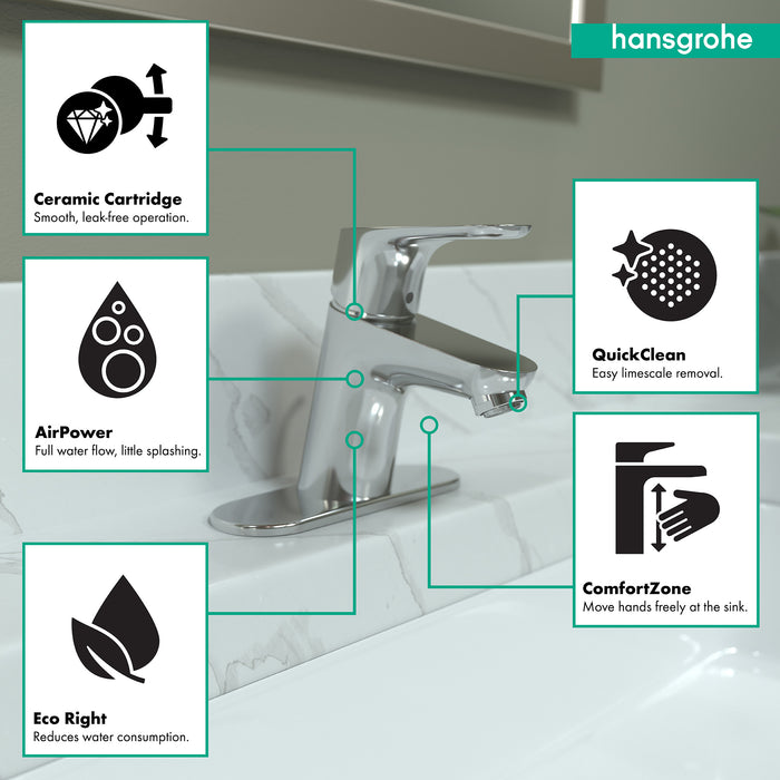 hansgrohe Focus Single-Hole Faucet 70, 1.2 GPM