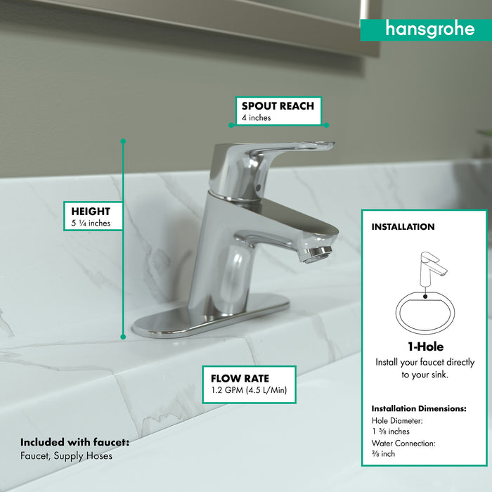 hansgrohe Focus Single-Hole Faucet 70, 1.2 GPM