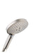 hansgrohe Raindance Select S Handshower 120 3-Jet, 2.0 GPM, brushed nickel