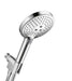 hansgrohe Raindance Select S Handshower Set 120 3-Jet, 2.5 GPM, chrome