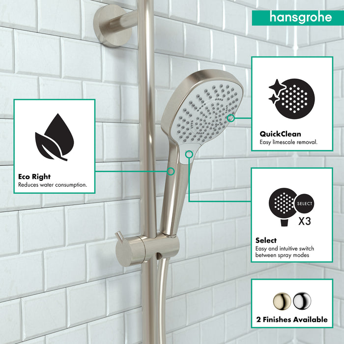 hansgrohe Croma Select E Handshower 110 3-Jet, 1.75 GPM