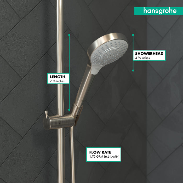 hansgrohe Croma Select S Handshower 110 3-Jet, 1.75 GPM