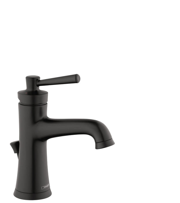 hansgrohe Joleena Single-Hole Faucet 100 with Pop-Up Drain, 0.5 GPM, matte black