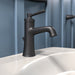 hansgrohe Joleena Single-Hole Faucet 100 with Pop-Up Drain, 0.5 GPM, matte black - view 2