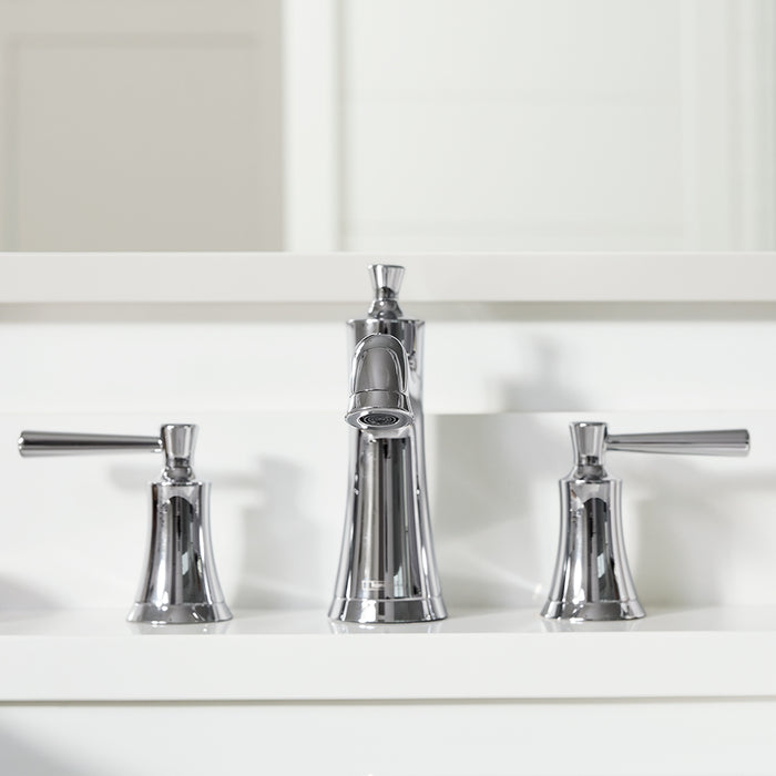 Hansgrohe Joleena Widespread Faucet 100 with Pop-Up Drain, 1.2 GPM