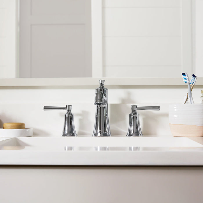 hansgrohe Joleena Widespread Faucet 100 with Pop-Up Drain, 1.2 GPM, chrome - view 3
