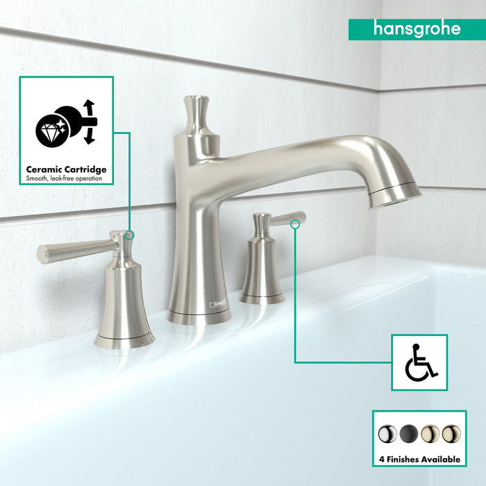 hansgrohe Joleena 3-Hole Roman Tub Set Trim