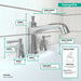 hansgrohe Joleena 3-Hole Roman Tub Set Trim, chrome - view 4