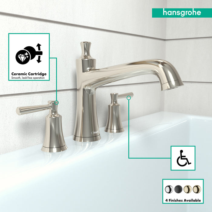 hansgrohe Joleena 3-Hole Roman Tub Set Trim