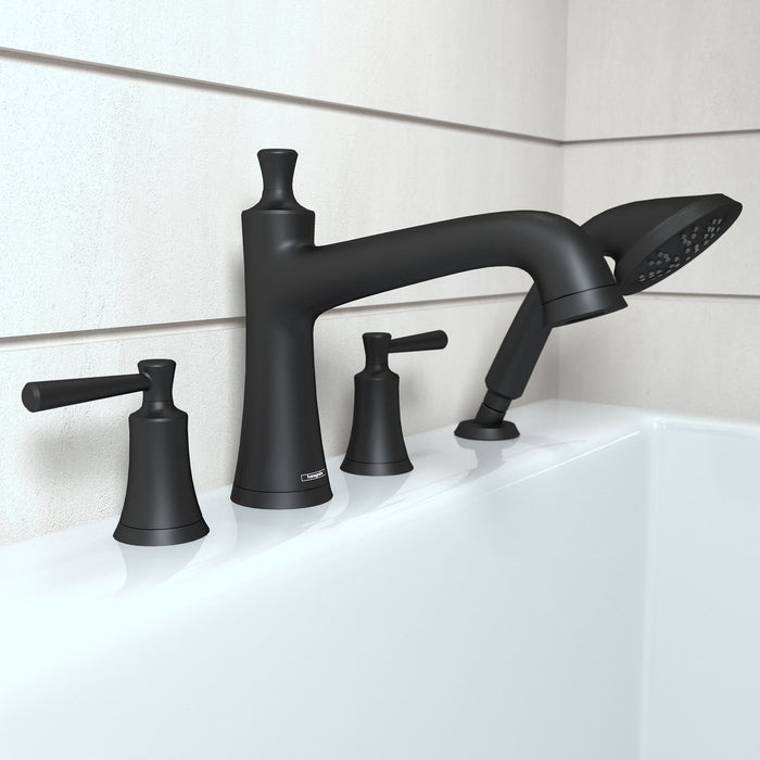 hansgrohe Joleena 4-Hole Roman Tub Set Trim with 1.75 GPM Handshower