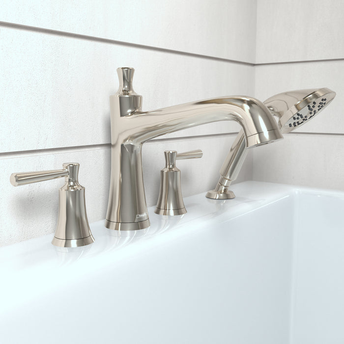 hansgrohe Joleena 4-Hole Roman Tub Set Trim with 1.75 GPM Handshower