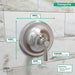 hansgrohe Joleena Pressure Balance Trim, chrome - view 4