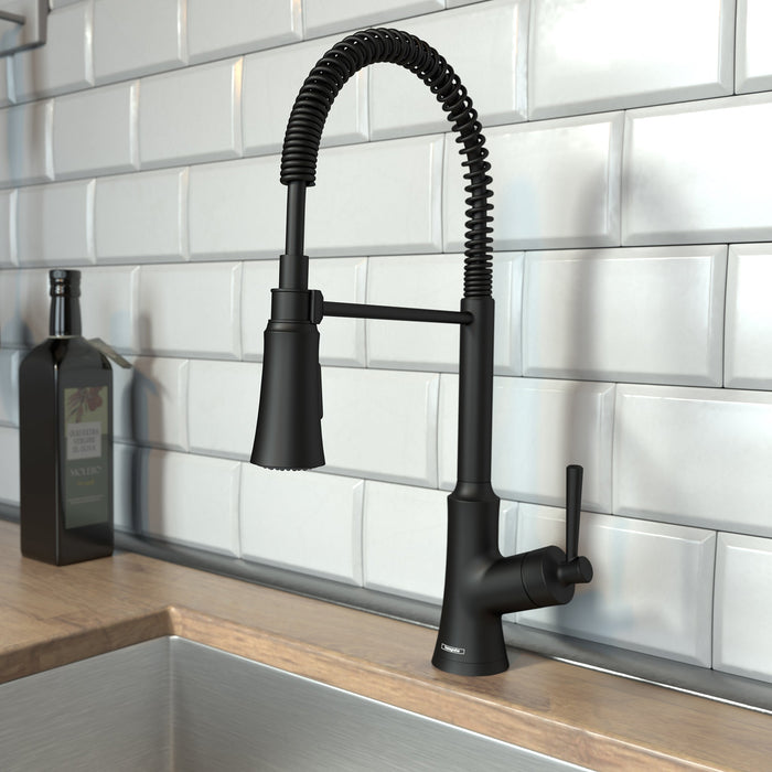 hansgrohe Joleena Semi-Pro Kitchen Faucet, 2-Spray, 1.75 GPM, matte black - view 2