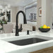 hansgrohe Joleena HighArc Kitchen Faucet, 2-Spray Pull-Down, 1.75 GPM, matte black - view 2
