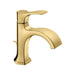 hansgrohe Locarno Single-Hole Faucet 110 with Pop-Up Drain, 1.2 GPM, brushed gold optic