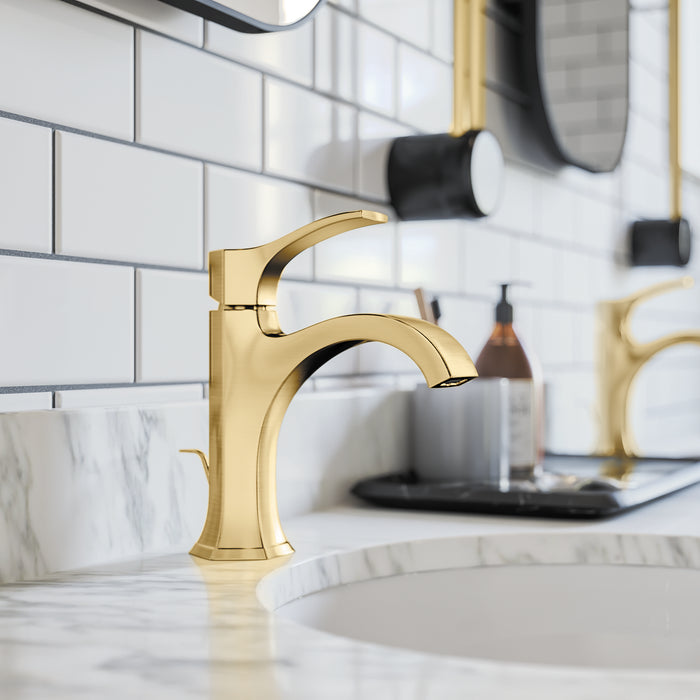 Hansgrohe Locarno Single-Hole Faucet 110 with Pop-Up Drain, 1.2 GPM