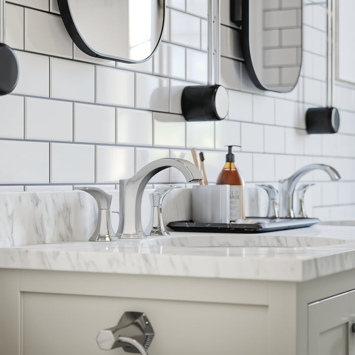hansgrohe Locarno Widespread Faucet 110 with pop-up drain, 1.2 GPM