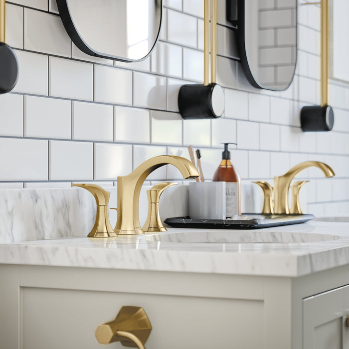 hansgrohe Locarno Widespread Faucet 110 with pop-up drain, 1.2 GPM