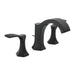 hansgrohe Locarno Widespread Faucet 110 with pop-up drain, 1.2 GPM, matte black