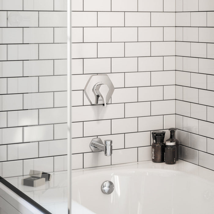 hansgrohe Locarno Tub Spout with Diverter, chrome - view 2
