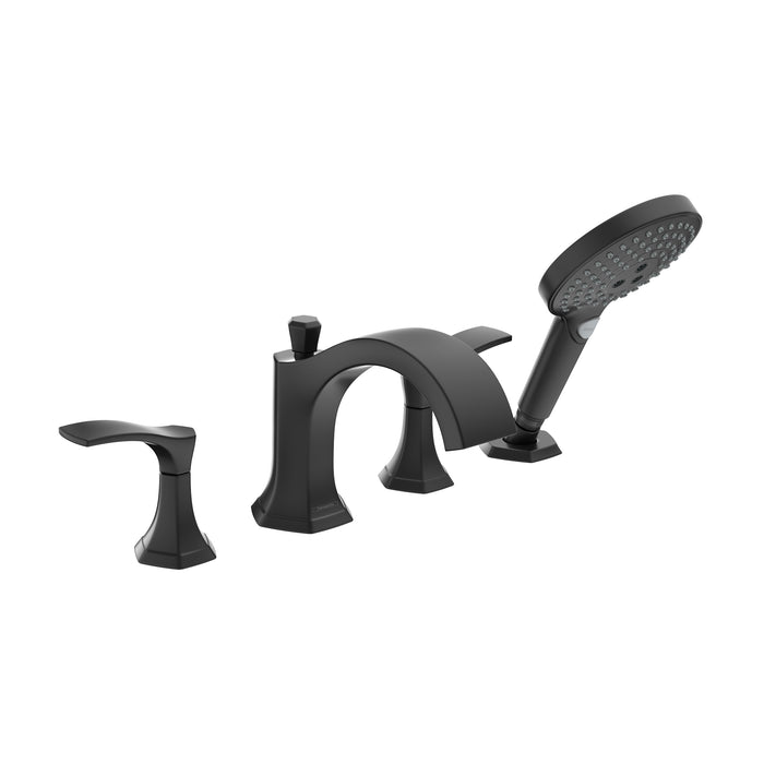 hansgrohe Locarno 4-Hole Roman Tub Set Trim with 1.75 GPM Handshower