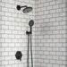 hansgrohe Locarno Thermostatic Trim with Volume Control and Diverter, matte black - view 2