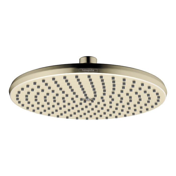 hansgrohe Locarno Showerhead 240 1-Jet, 2.5 GPM, brushed nickel