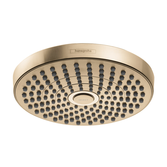 hansgrohe Croma Select S Showerhead 180 2-Jet, 2.5 GPM