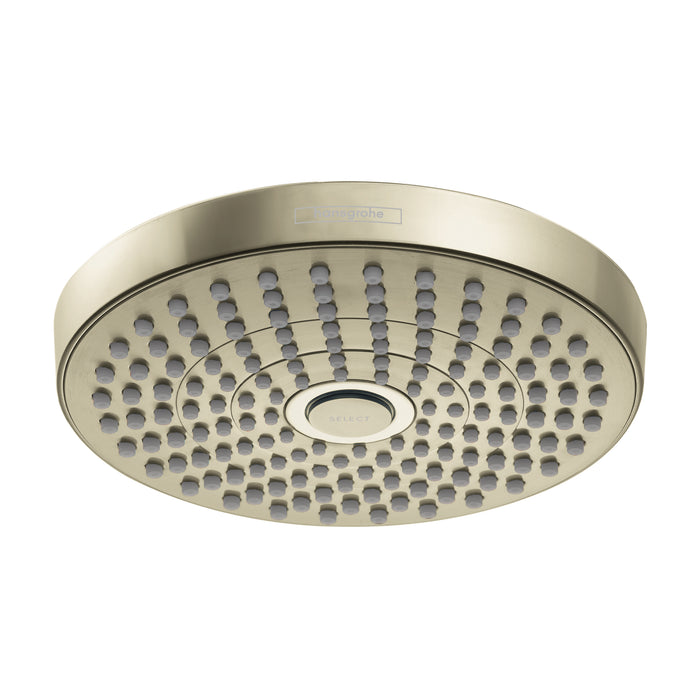 hansgrohe Croma Select S Showerhead 180 2-Jet, 2.5 GPM