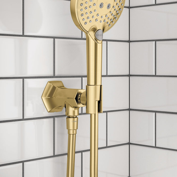 hansgrohe Locarno Handshower Holder with Outlet, brushed gold optic - view 2