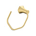 hansgrohe Locarno Towel Ring, brushed gold optic