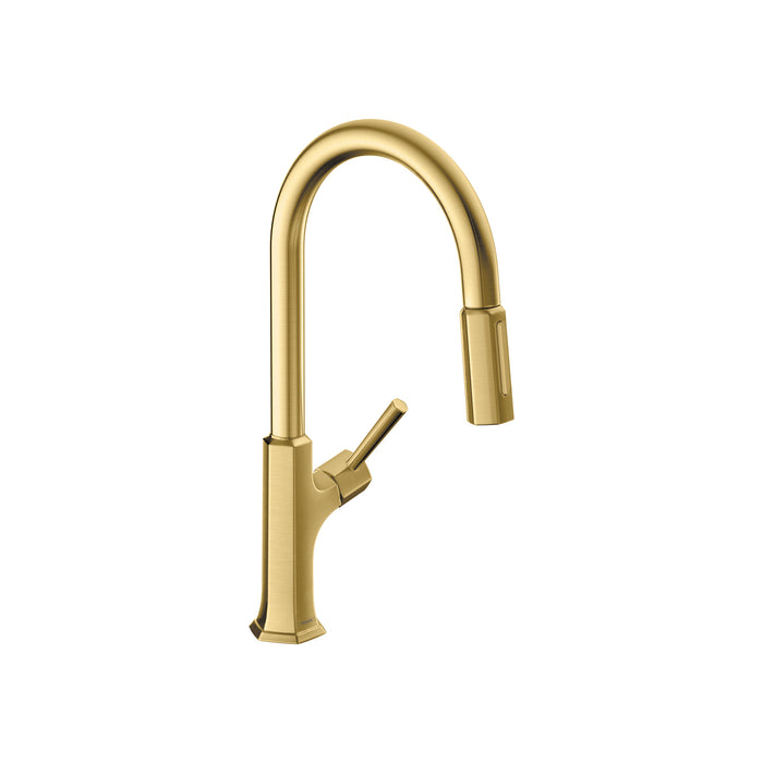 Hansgrohe Locarno HighArc Kitchen Faucet, 2-Spray Pull-Down, 1.75 GPM