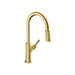 Hansgrohe Locarno HighArc Kitchen Faucet, 2-Spray Pull-Down, 1.75 GPM