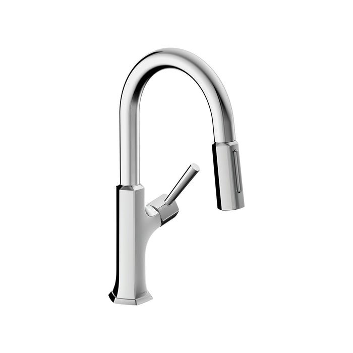 hansgrohe Locarno Prep Kitchen Faucet, 2-Spray Pull-Down, 1.75 GPM, chrome