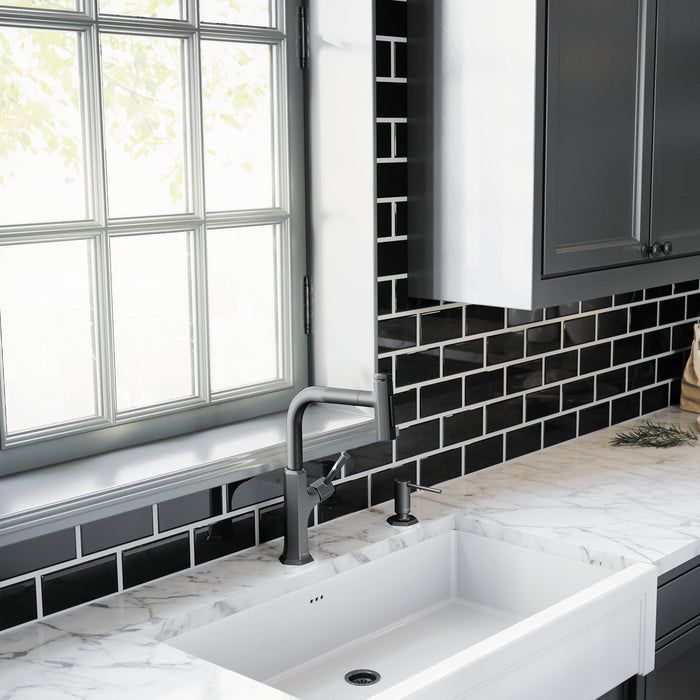 hansgrohe Locarno HighArc Kitchen Faucet, 2-Spray Pull-Out, 1.75 GPM