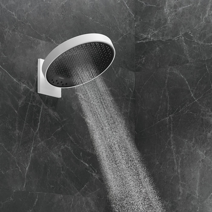 hansgrohe Rainfinity Showerhead 250 3-Jet, 2.5 GPM with RainSelect Thermostatic Trim for 4 Functions