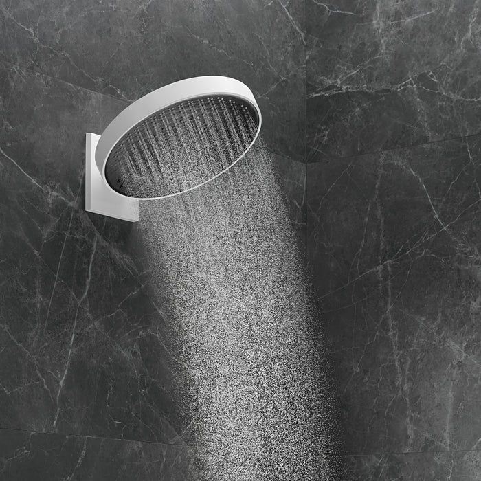 hansgrohe Rainfinity Showerhead 250 3-Jet, 1.75 GPM with RainSelect Thermostatic Trim for 4 Functions