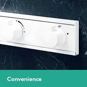 hansgrohe Rainfinity Rough Set, Showerhead 250 3-Jet with RainSelect Thermostatic Trim