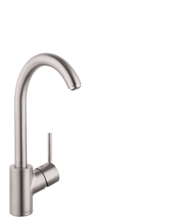 hansgrohe Talis S Kitchen Faucet, 1-Spray, 1.5 GPM, stainless steel optic