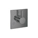 hansgrohe Ecostat Diverter Trim Square Trio/Quattro, brushed black chrome