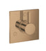 hansgrohe Ecostat Diverter Trim Square Trio/Quattro, brushed bronze