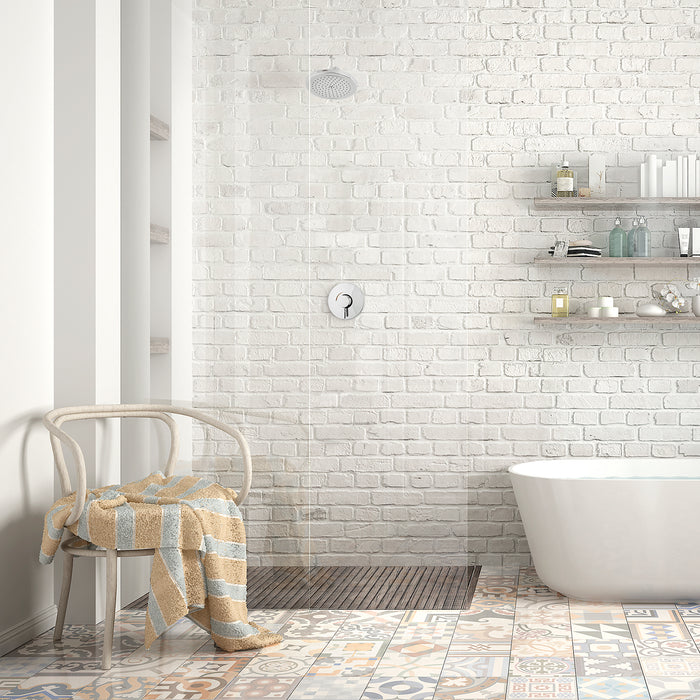 hansgrohe Croma Pressure Balance Shower Set with Rough, 2.0 GPM