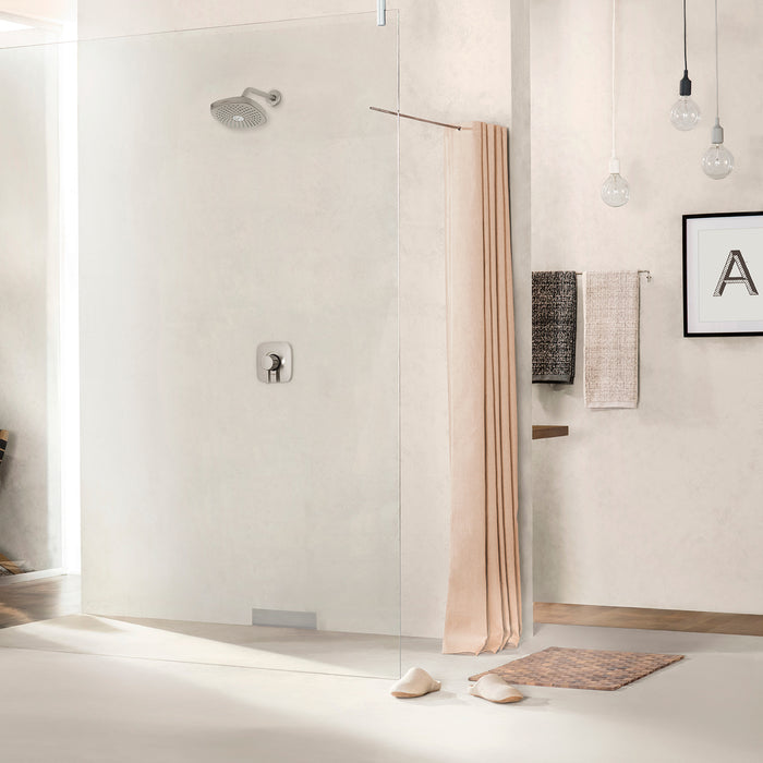 hansgrohe Croma Select E Pressure Balance Shower Set with Rough, 2.0 GPM