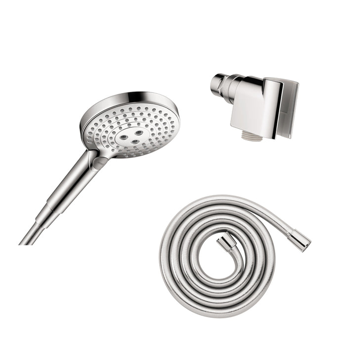 hansgrohe Raindance Select S Handshower Set 120 3-Jet PowderRain, 2.5 GPM