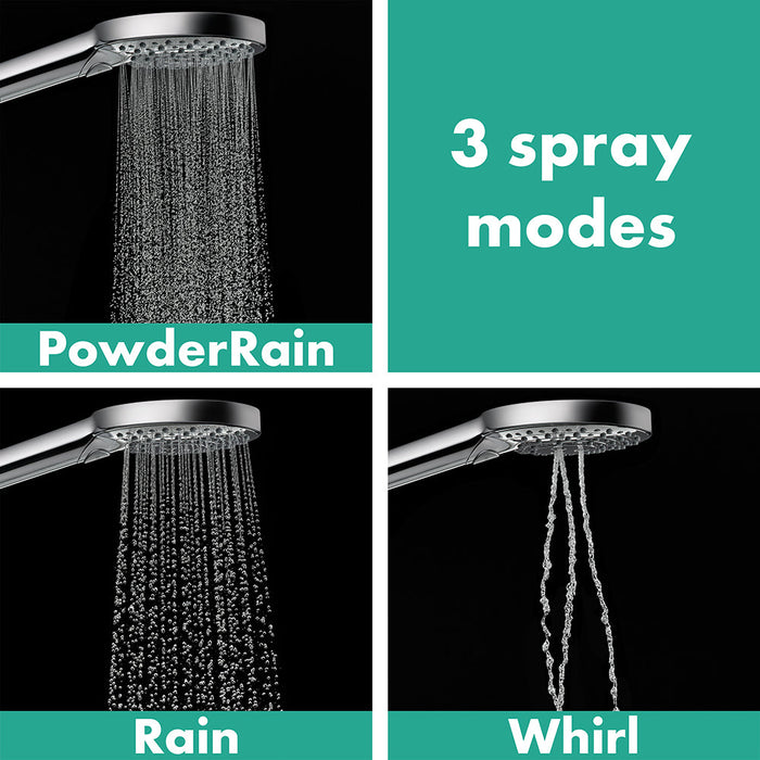 hansgrohe Raindance Select S Handshower Set 120 3-Jet PowderRain, 2.5 GPM, chrome - view 4