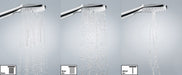 hansgrohe Raindance E Thermostatic Showerhead/Wallbar Set with Rough, 2.0 GPM, brushed nickel - view 5