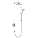hansgrohe Raindance S Thermostatic Showerhead/Wallbar Set with Rough, 2.5 GPM, chrome