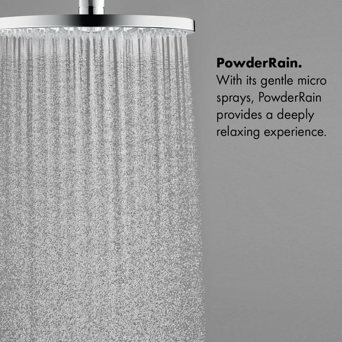 hansgrohe Raindance S Thermostatic Showerhead/Wallbar Set with Rough, 2.5 GPM